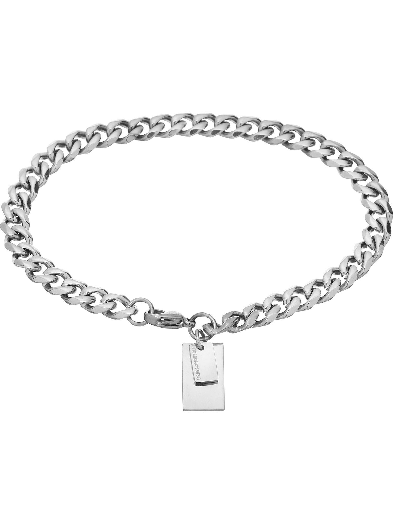 Liebeskind Berlin Edelstahlarmband Liebeskind Damen-Armband Edelstahl, Trendig silber