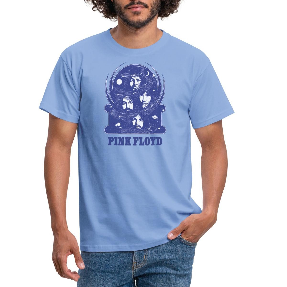 Spreadshirt T-Shirt Pink Floyd Logo Und Band Männer T-Shirt (1-tlg)