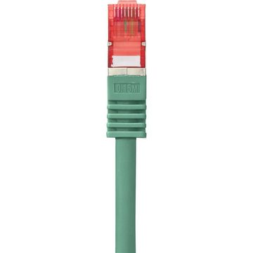 Renkforce CAT6 S/FTP Netzwerkkabel 15 m LAN-Kabel, mit Rastnasenschutz, vergoldete Steckkontakte, Flammwidrig