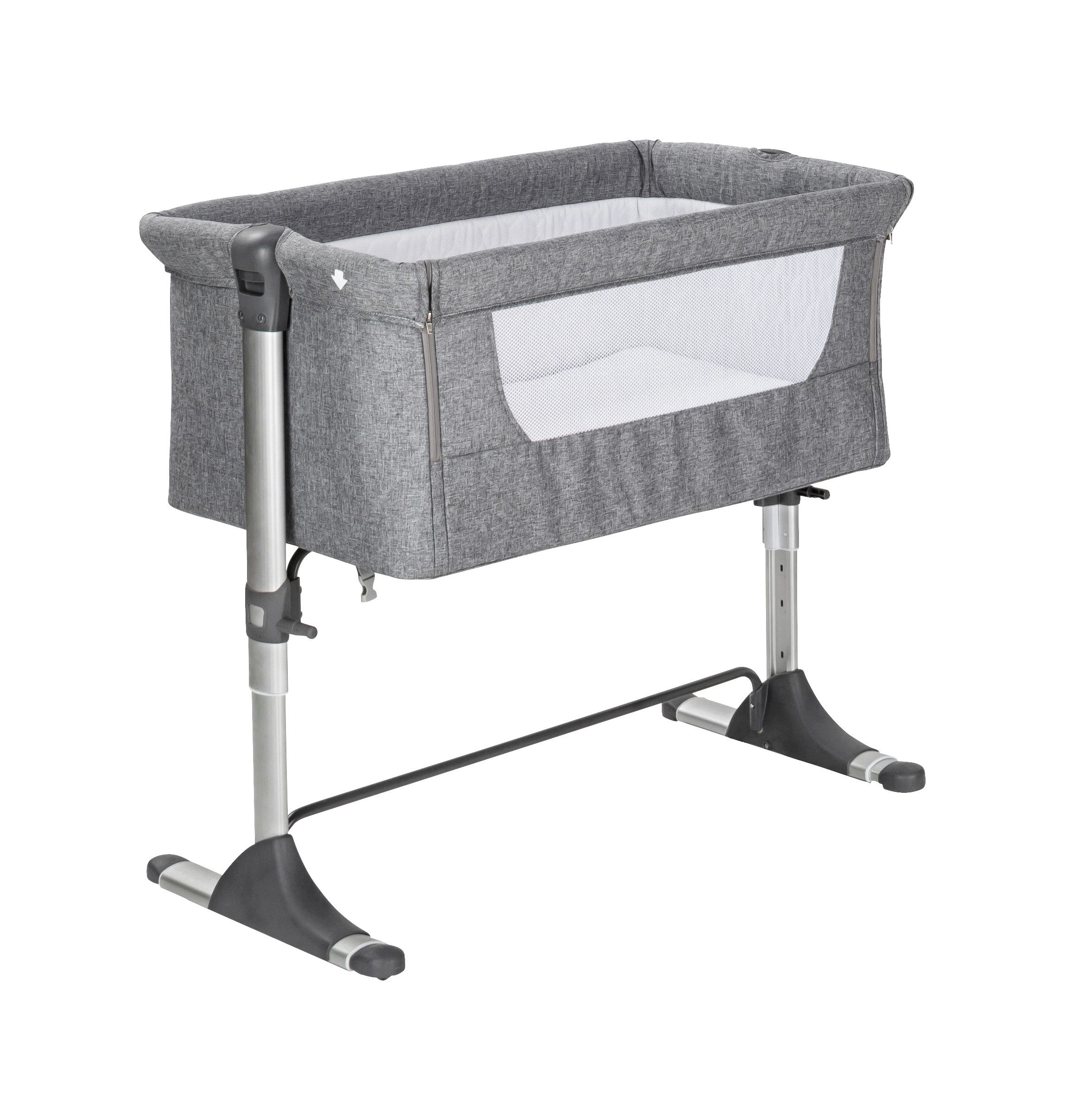 Schardt Baby-Reisebett Joy Reisebett/Beistellbett, hellgrau