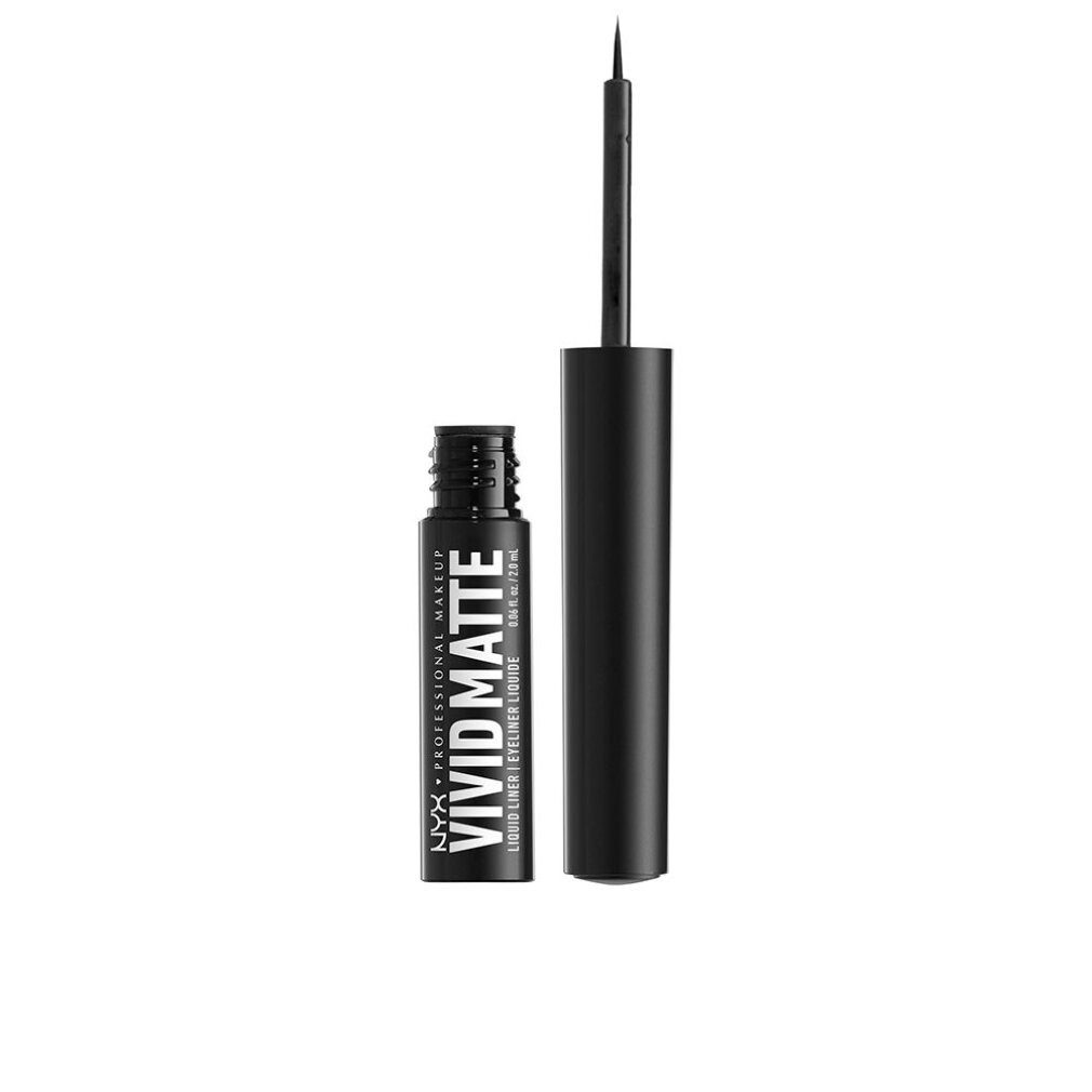 Nyx Professional Make Up Eyeliner Vivid Matte Liquid Liner Black 2ml