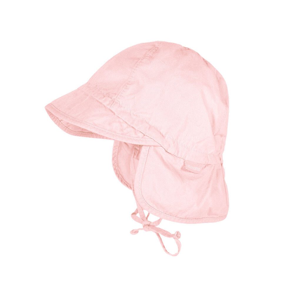 Schirmmütze GOTS BABY-Schildmütze, Nackenschutz, Bindeband, Waschoptik, UV