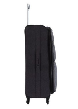 Saxoline® Koffer Relax, mit schwenkbaren Doppelrollen