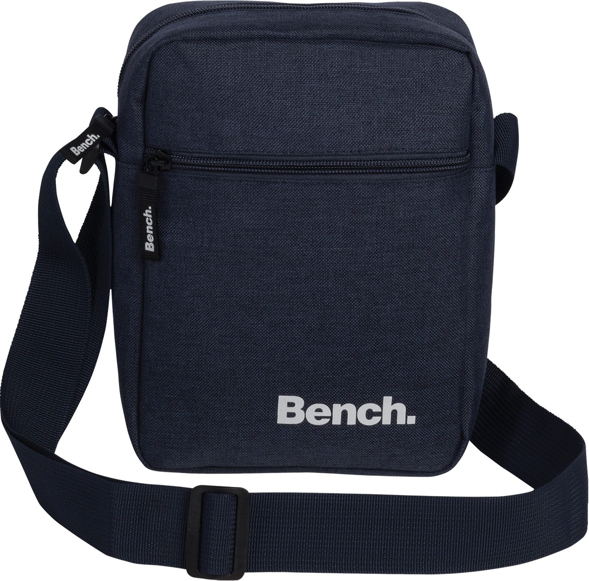 Bench. Schultertasche Bench Unisex Umhängetasche (Umhängetasche), Herren, Damen Polyester Umhängetasche, dunkelblau ca. 17cm