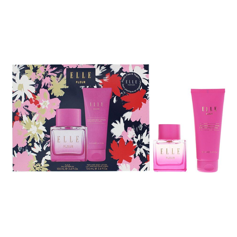 Elle Eau de Parfum Fleur 2 Piece Gift Set: Eau De Parfum 100ml - Body Lotion 100ml