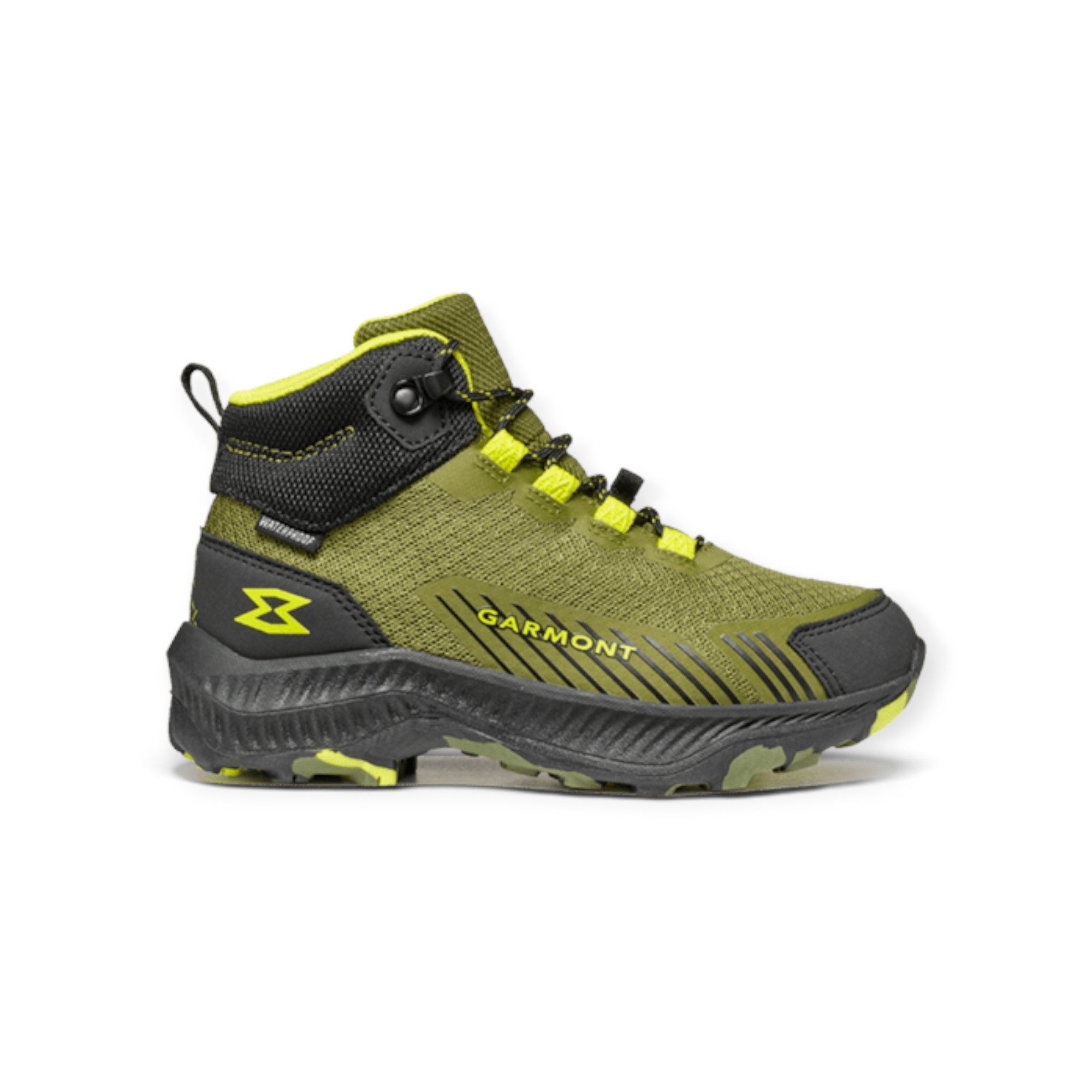 Garmont Pulse MID WP (Schnellschnürsystem, wasserdicht) olivgrün/schwarz Wanderschuh