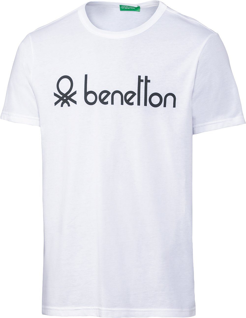 United Colors of Benetton T-Shirt aus Baumwolle weiß