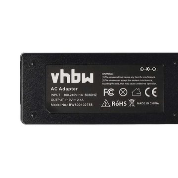 vhbw passend für Asus Eee PC 1201N-PU17-SL, 1215N, 1201N-PU17-BK, 1215B, Notebook-Ladegerät