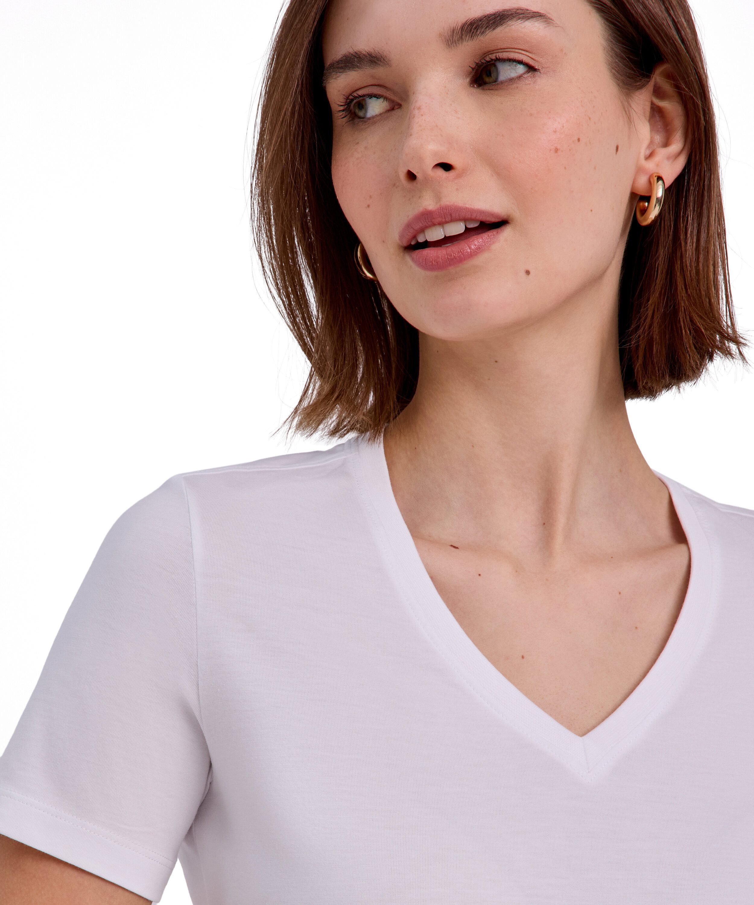 FALKE T-Shirt FALKE Essential Cotton Damen (1-tlg., 1) aus reiner Baumwolle – Bild 5 von 5
