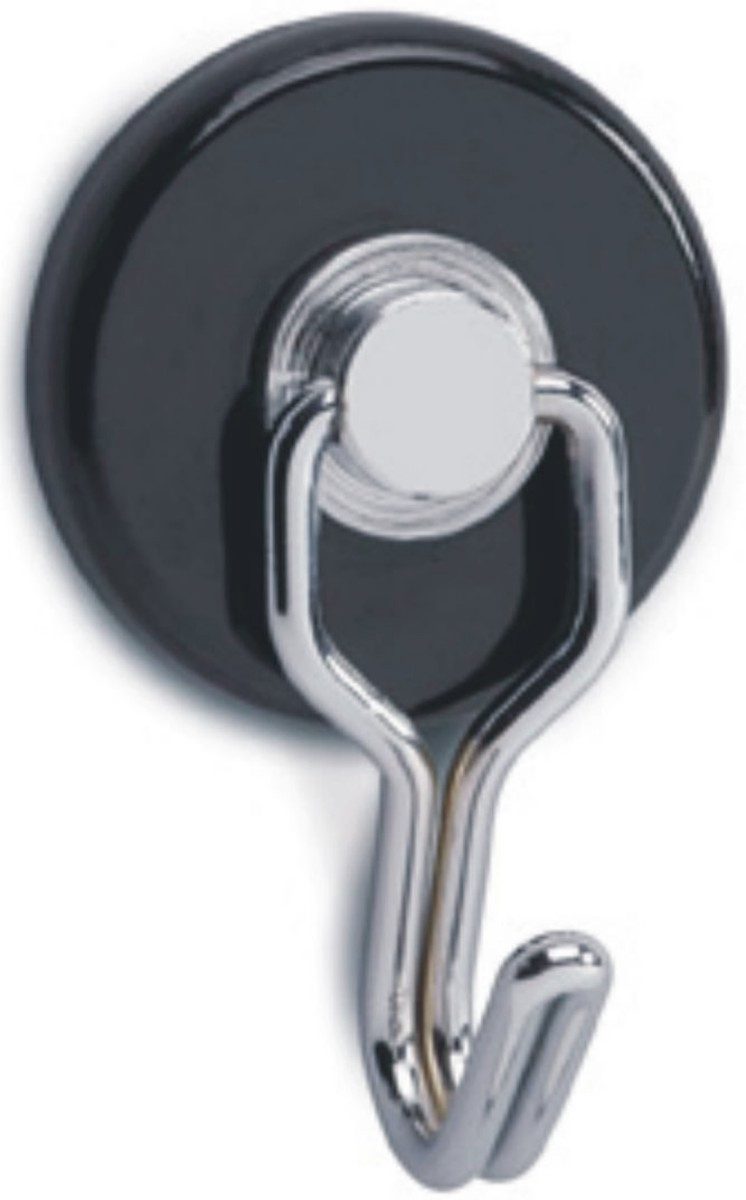 MAUL Magnet Hakenmagnet Karussell 35mm schwarz VE=2 Stück