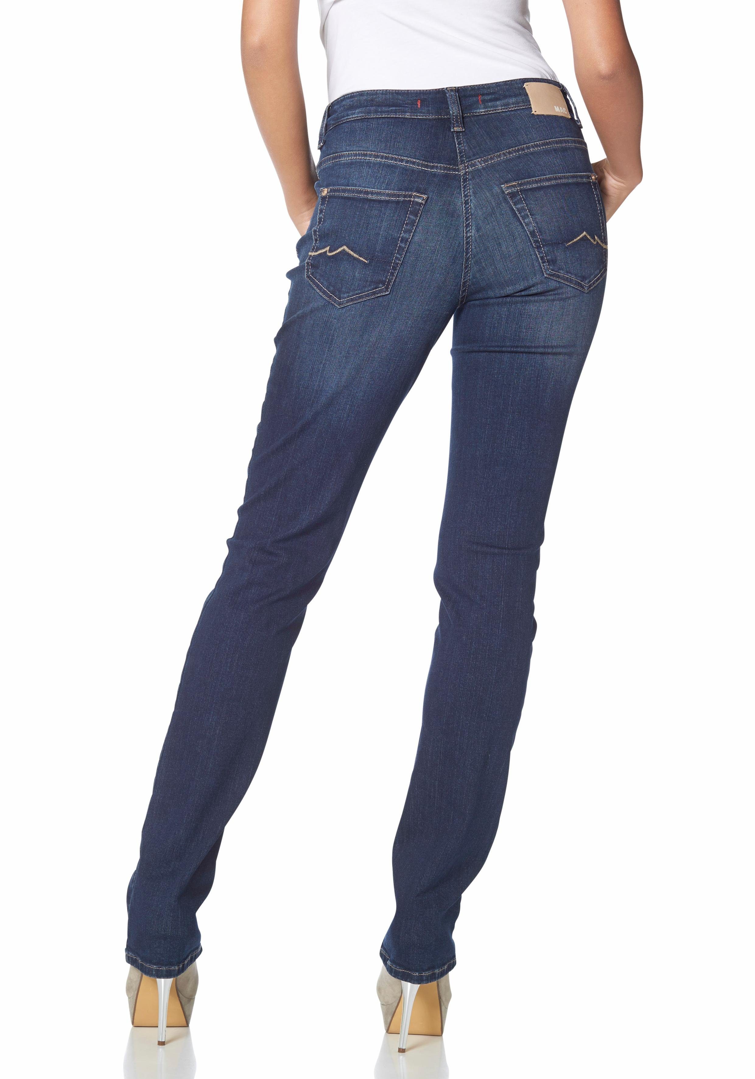 Melanie wash Gerade basic geschnitten new MAC Stretch-Jeans