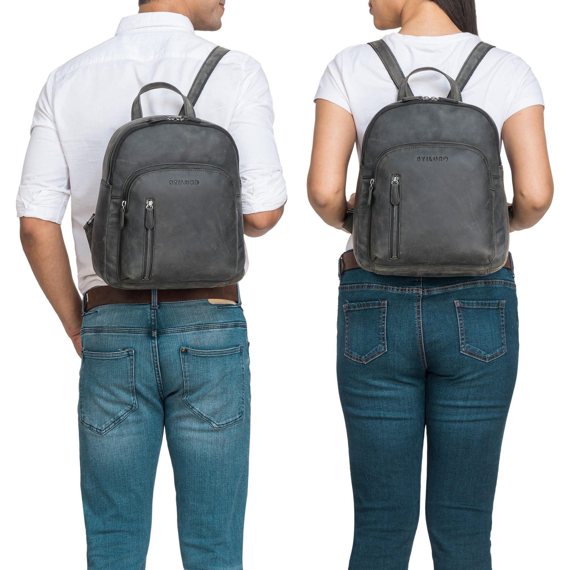 STILORD Cityrucksack "Summer" Daypack Frauen Leder