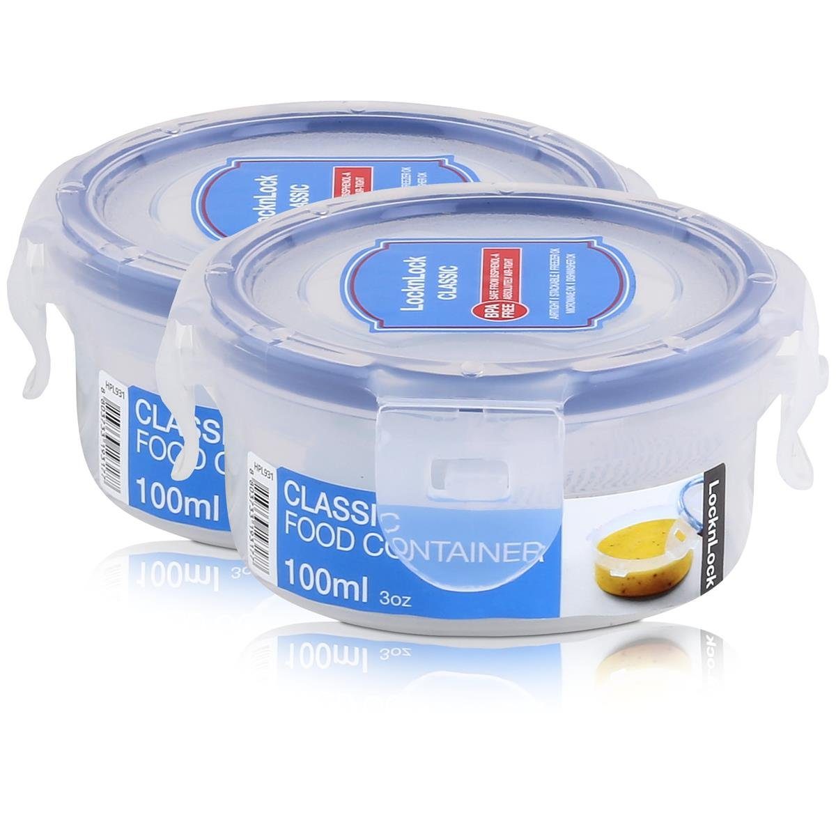 LocknLock Vorratsdose LocknLock Classic HPL931 Frischhaltedose 100ml - Luft und Wasserdicht, Kunststoff