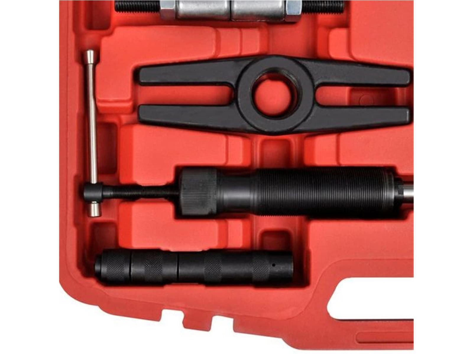 UltraToolz Kugelgelenkabzieher UltraToolz 25 tlg Hydraulik Lagerabzieher 10t, lässt sich auch zum Zwei- bzw. Drei-Arm-Abzieher umrüsten