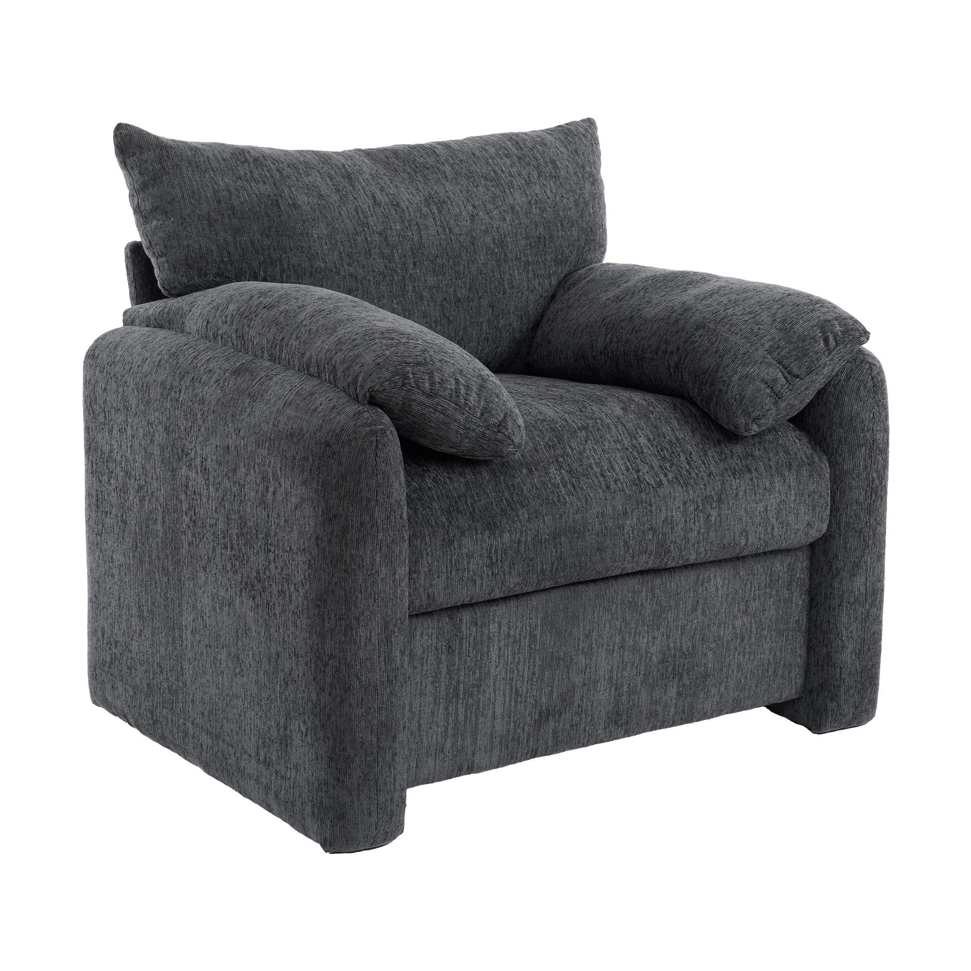 Merax Sessel Chenille-Stoff Einzelsessel mit extra günstig online kaufen