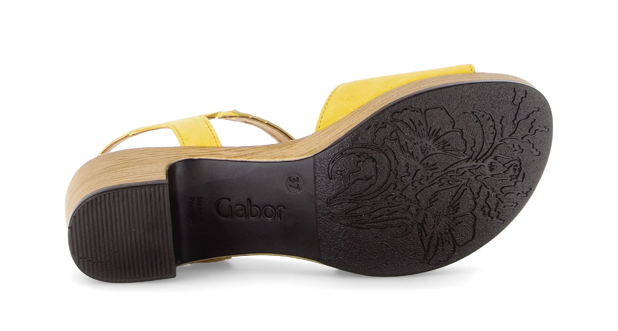 Gabor KRETA Sandalette, Blockabsatz, Sommerschuh, Riemchensandale in Komfortweite G (weit)