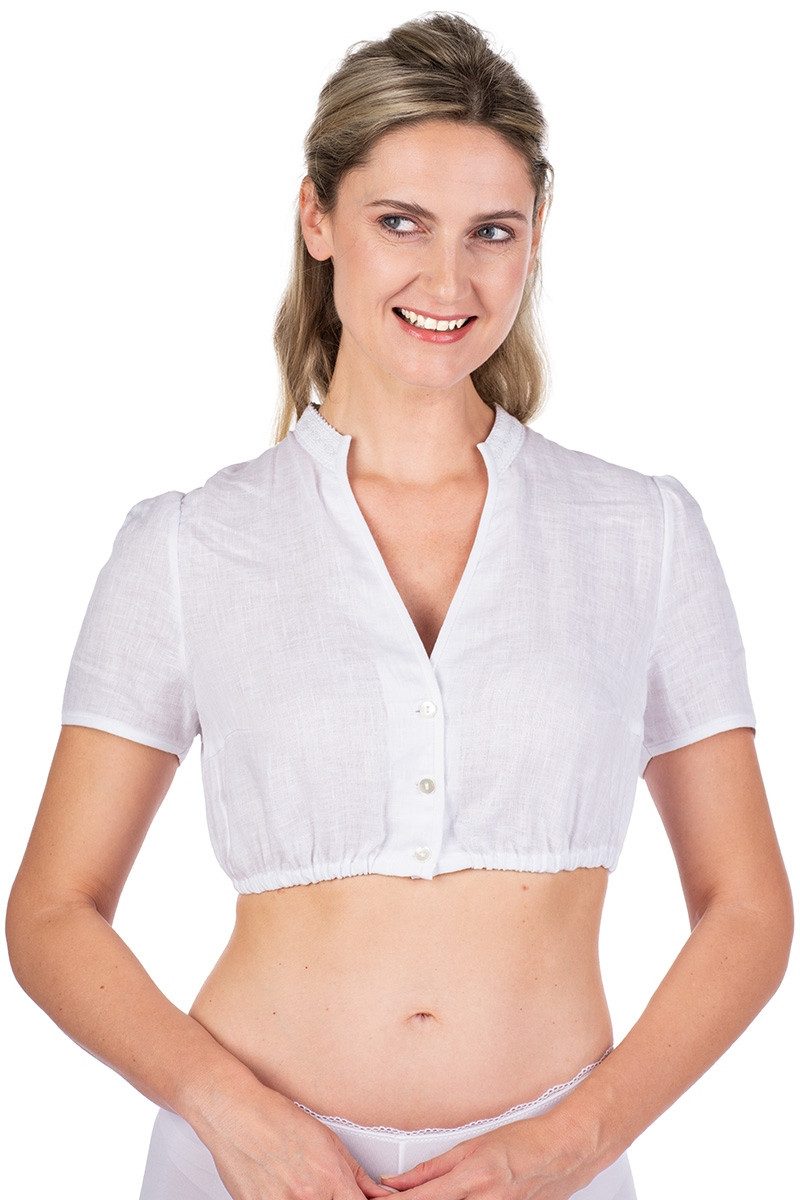 Dirndlbluse Dirndlbluse - ASTRID KA - weiß