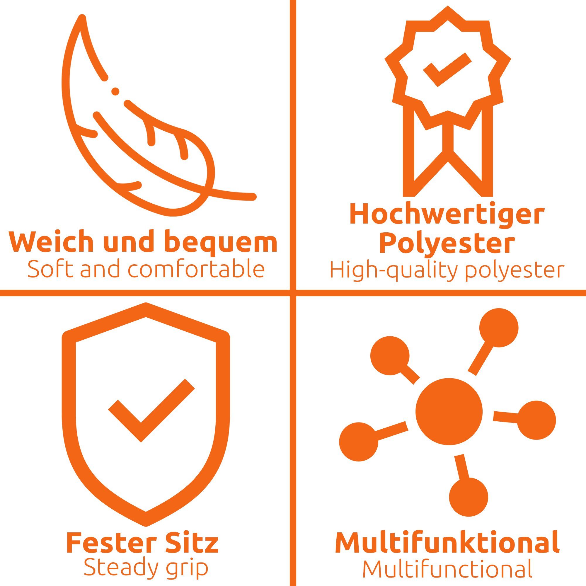 ECENCE Rücksitzorganizer 2er Set Gurt-polster Gurtschoner Sicherheitsgurt