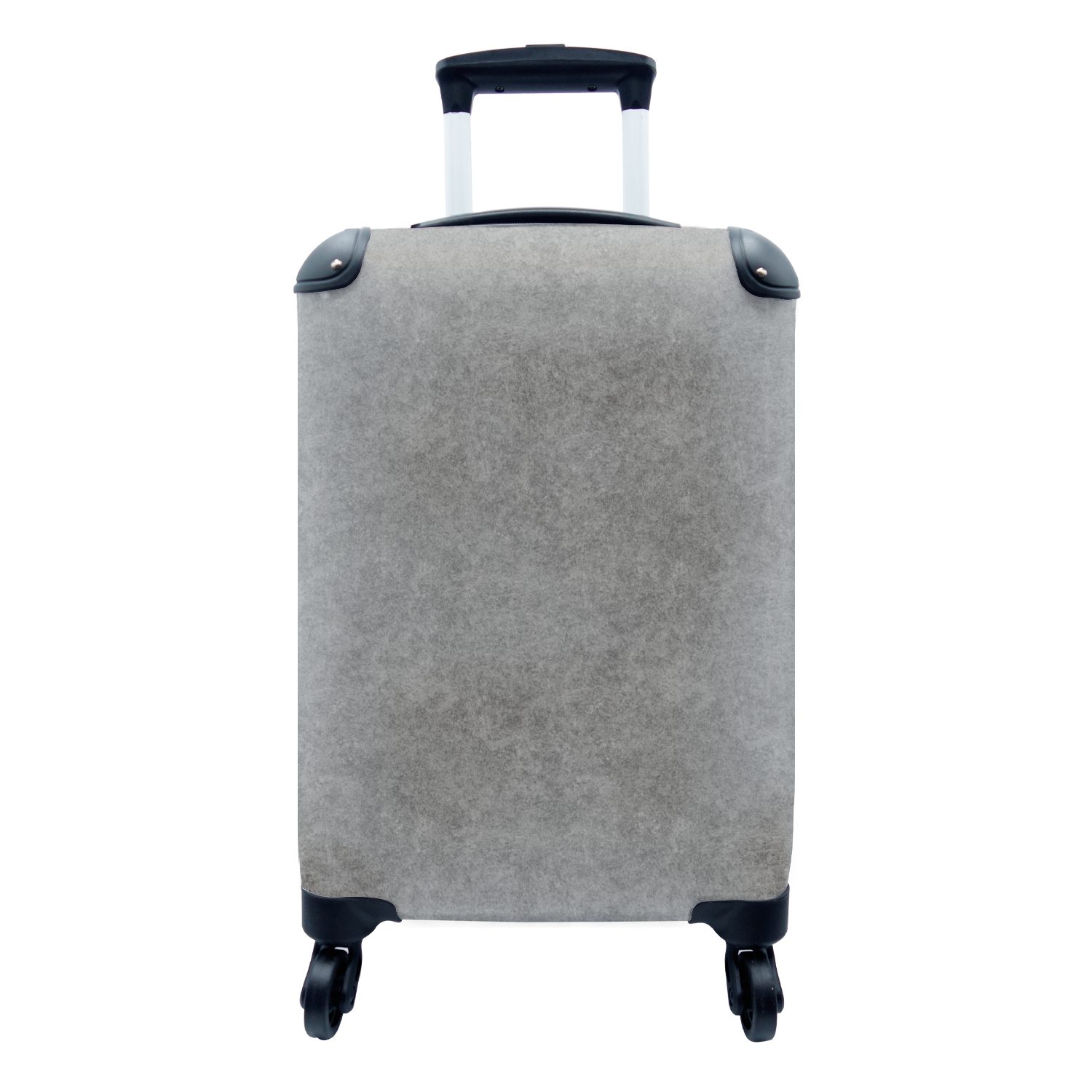 MuchoWow Handgepäckkoffer Beton - Textur - Muster, 4 Rollen, Reisetasche mit rollen, Handgepäck für Ferien, Trolley, Reisekoffer