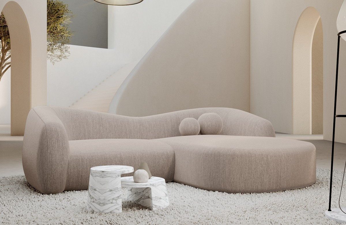 Sofa Dreams Ecksofa Sofa Loungesofa Polster Stoff Eckcouch Murcia L Form kurz