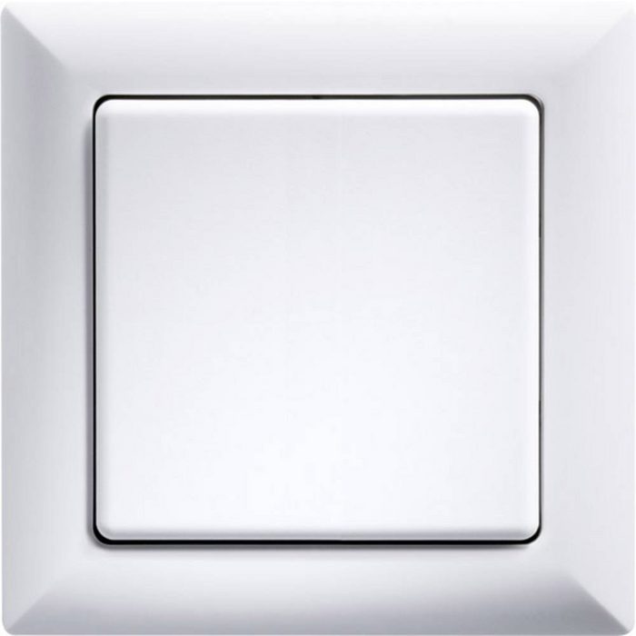 Eltako Lichtschalter Eltako 1fach Rahmen Weiß (matt) 30000180