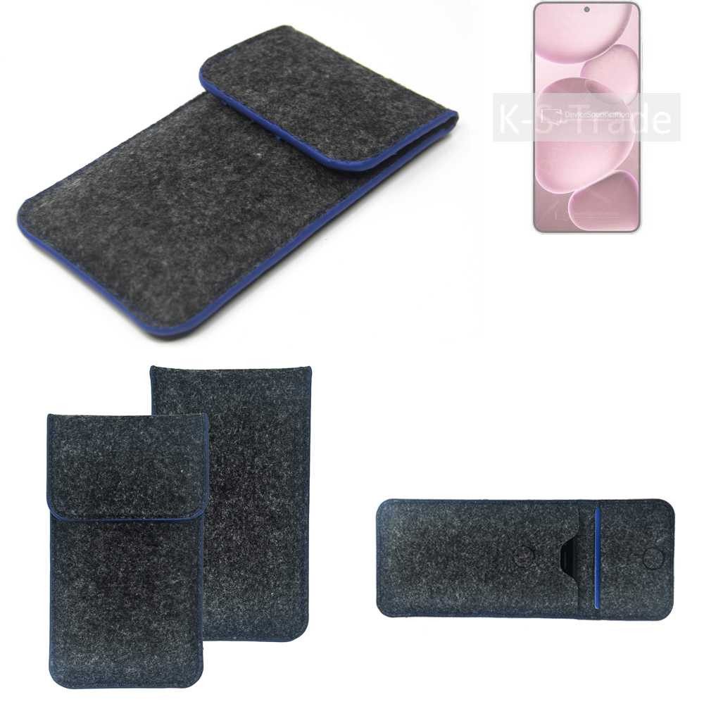 K-S-Trade Handyhülle für Oppo Find X8 Ultra, Handy-Hülle Schutz-Hülle Filztasche Pouch Tasche Case Sleeve