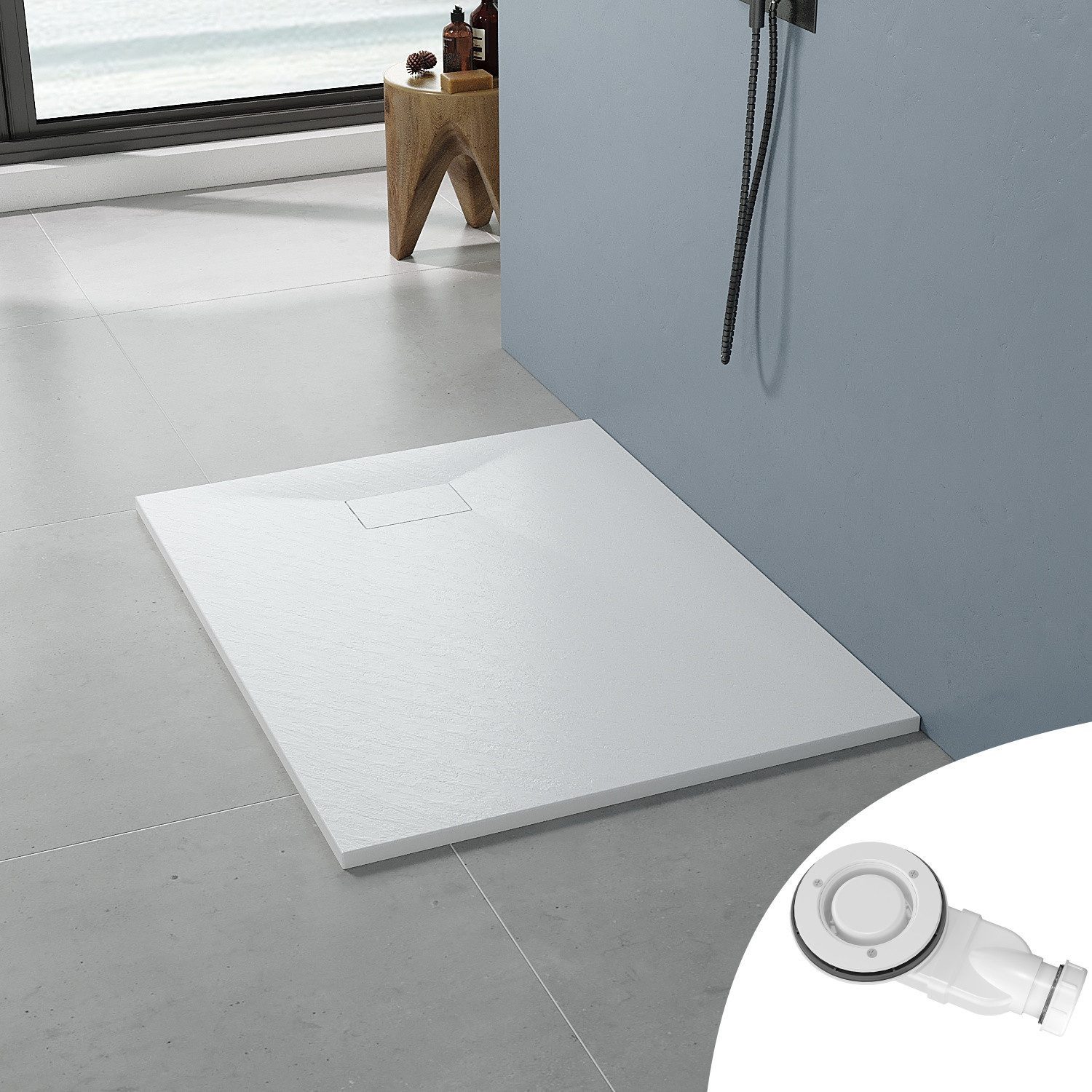 AQUABATOS Duschwanne Duschtasse 90x90 80x80 120x90 120x80 120x100 140x90 Ec günstig online kaufen