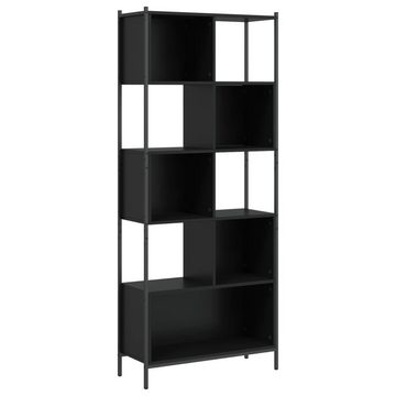 vidaXL Regal Bücherregal Schwarz 72x28x172 cm Holzwerkstoff