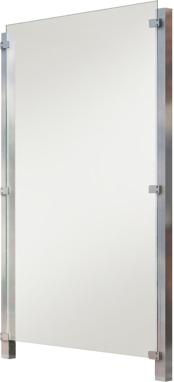 STAKET PRO Zaun, (Set), Glaszaun, Gesamtlänge: 1,21 m, 2 Pfosten