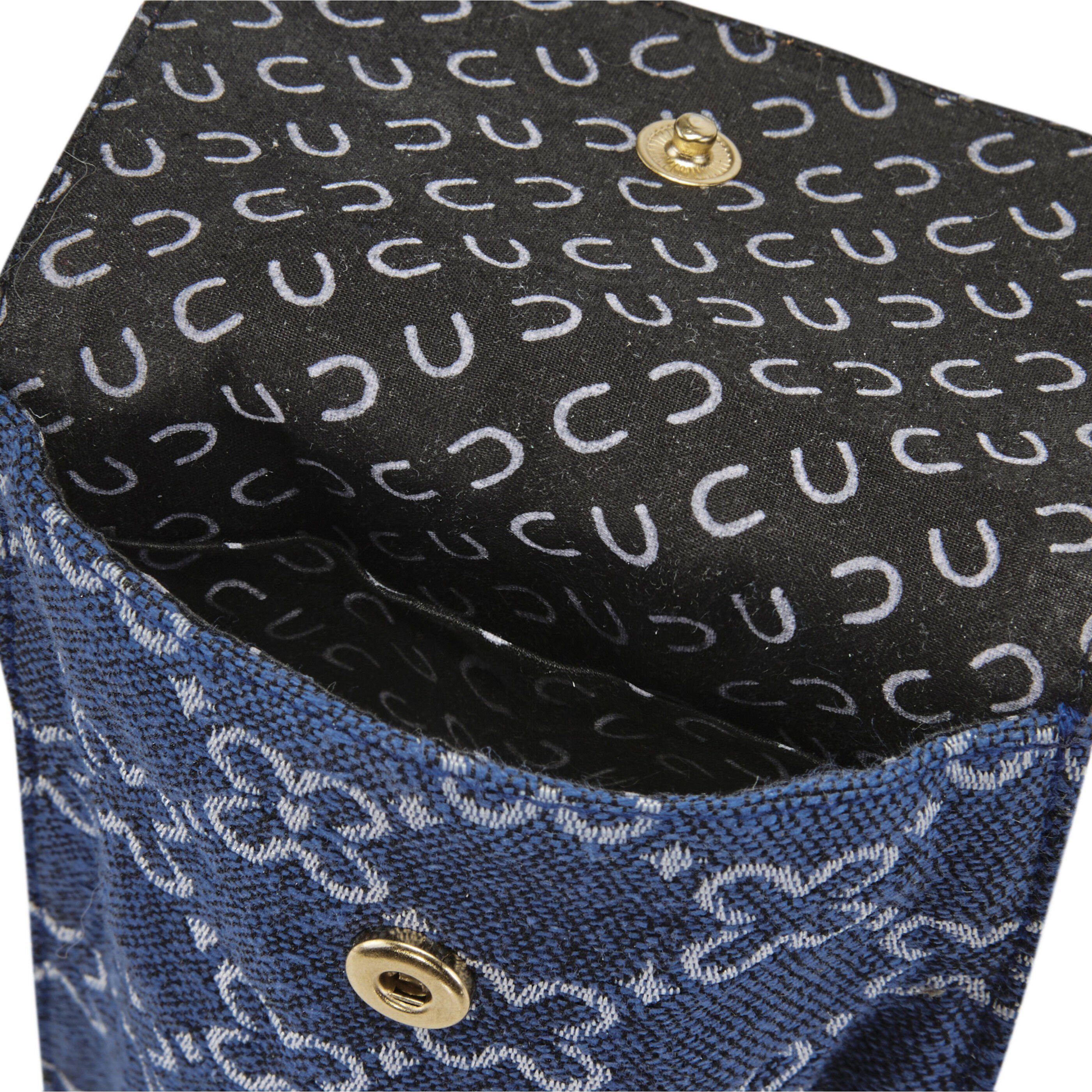 Codello Handytasche Monogramm, mit Monogramm-Muster