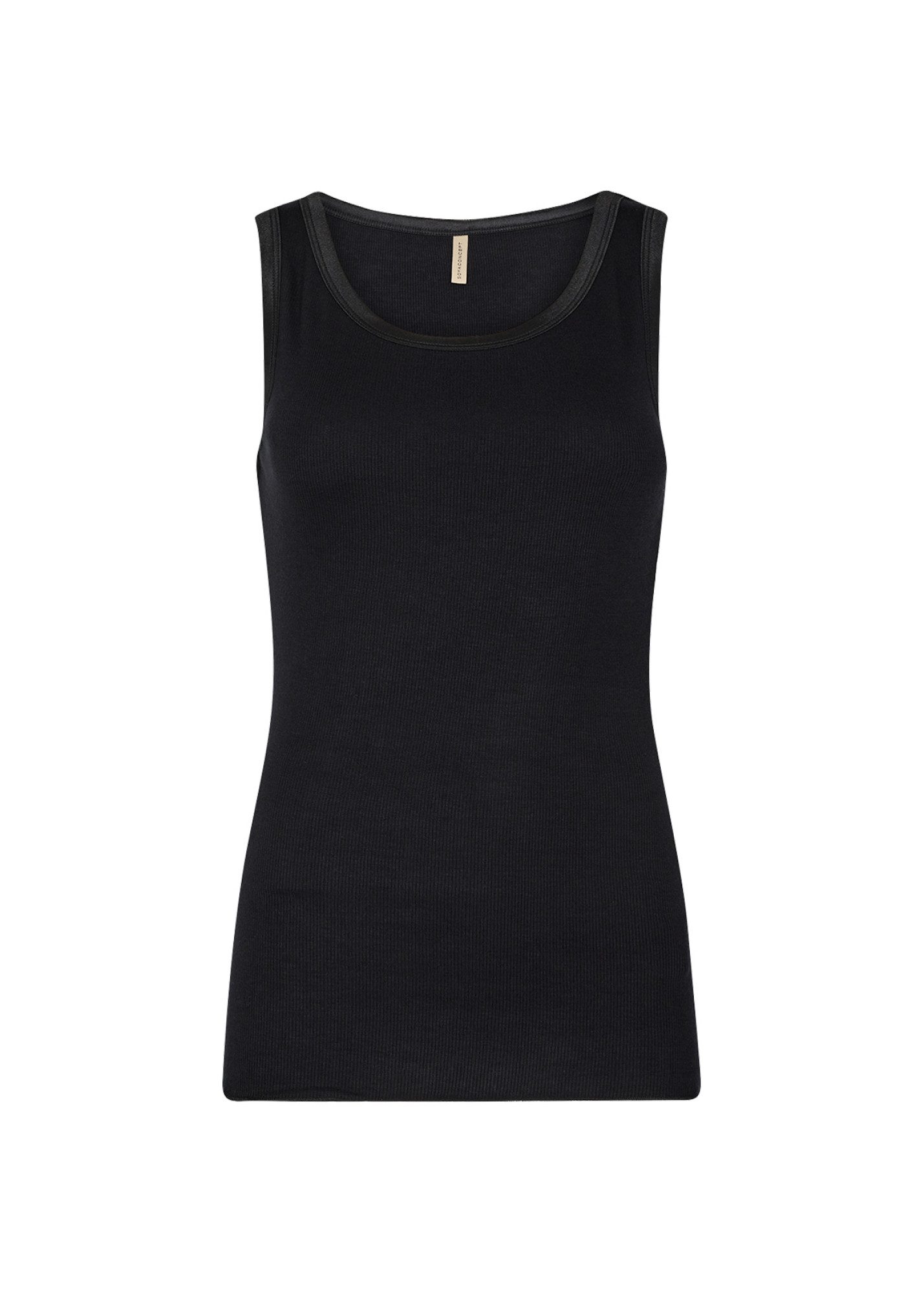 soyaconcept Tanktop SC-RYAN 1 elastisches Basic-Top in Viskose-Ripp-Qualität, super zum Unterziehen