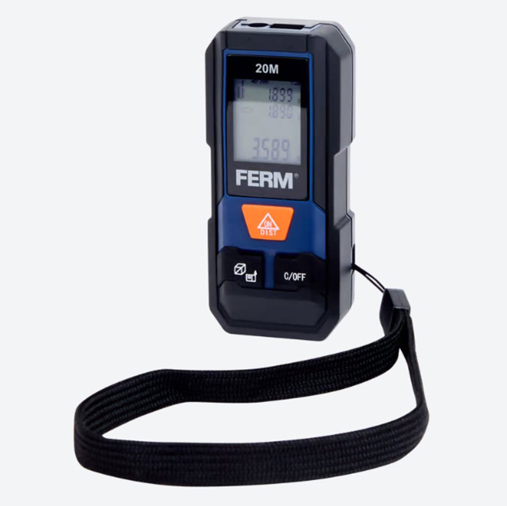 Ferm Entfernungsmesser Laser-Entfernungsmesser 20 m Lasermessgerät