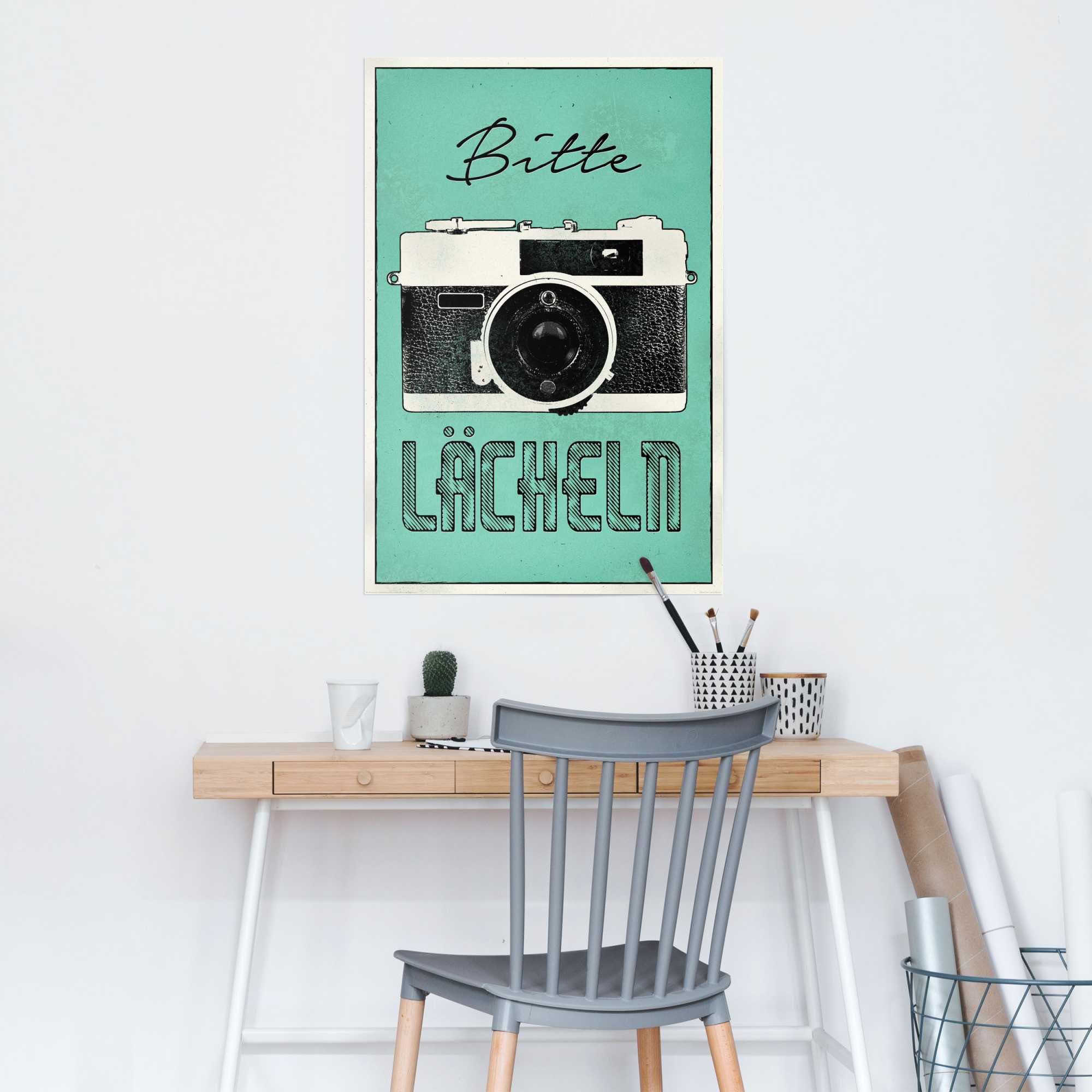 Reinders! Poster »Bitte Lächeln«, (1 Stück)-HomeTrends