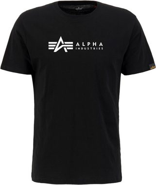 Alpha Industries Rundhalsshirt Label T 2 Pack (Packung, 2-tlg., 2er-Pack)