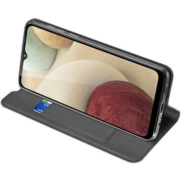 CoolGadget Handyhülle Magnet Case Handy Tasche für Samsung Galaxy A12 / M12 6,5 Zoll, Hülle Klapphülle Ultra Slim Flip Cover für Samsung A12 Schutzhülle