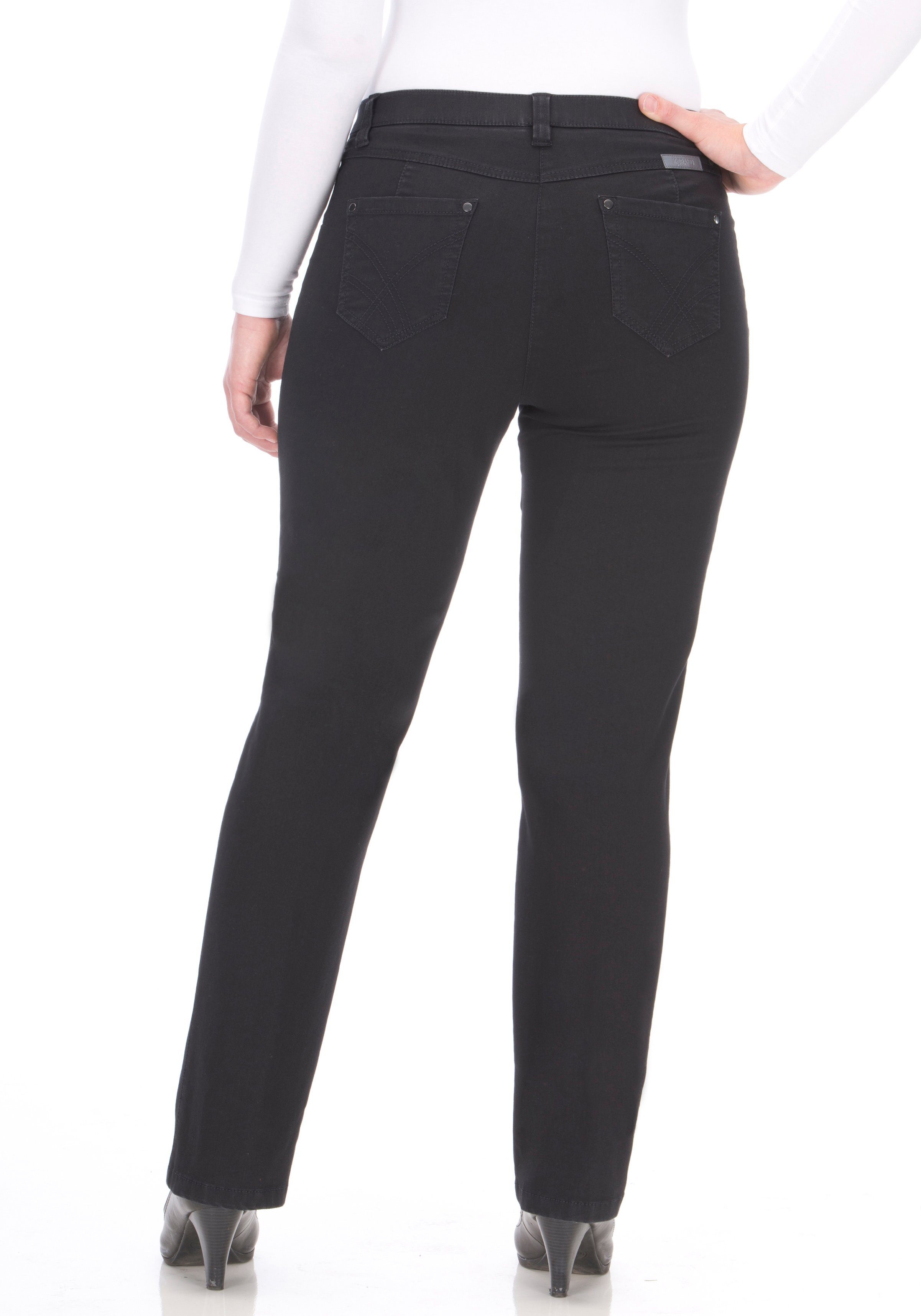 KjBRAND Straight-Jeans Babsie mit Stretch