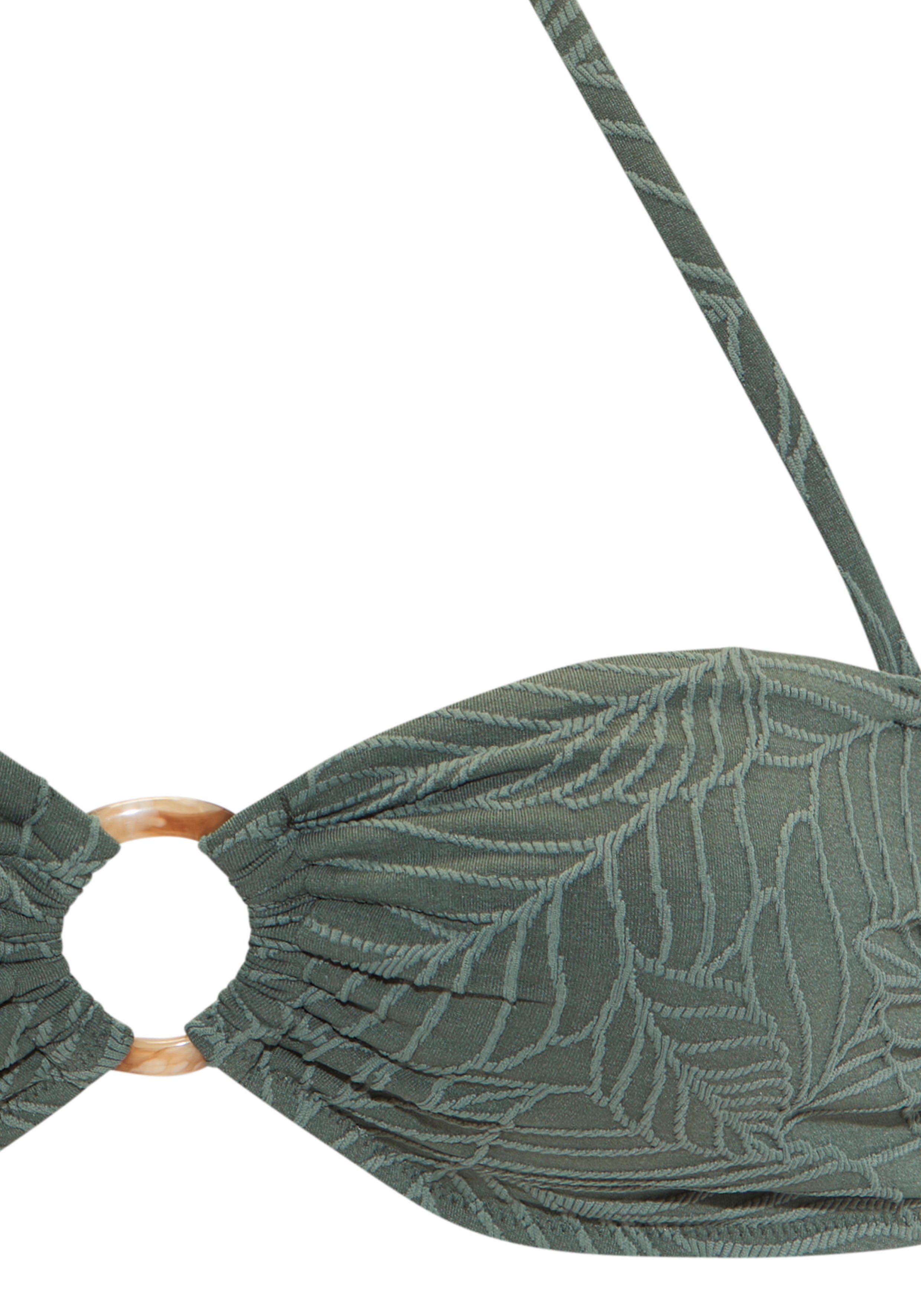 LASCANA Bandeau-Bikini-Top Fay, aus eleganter Strukturware