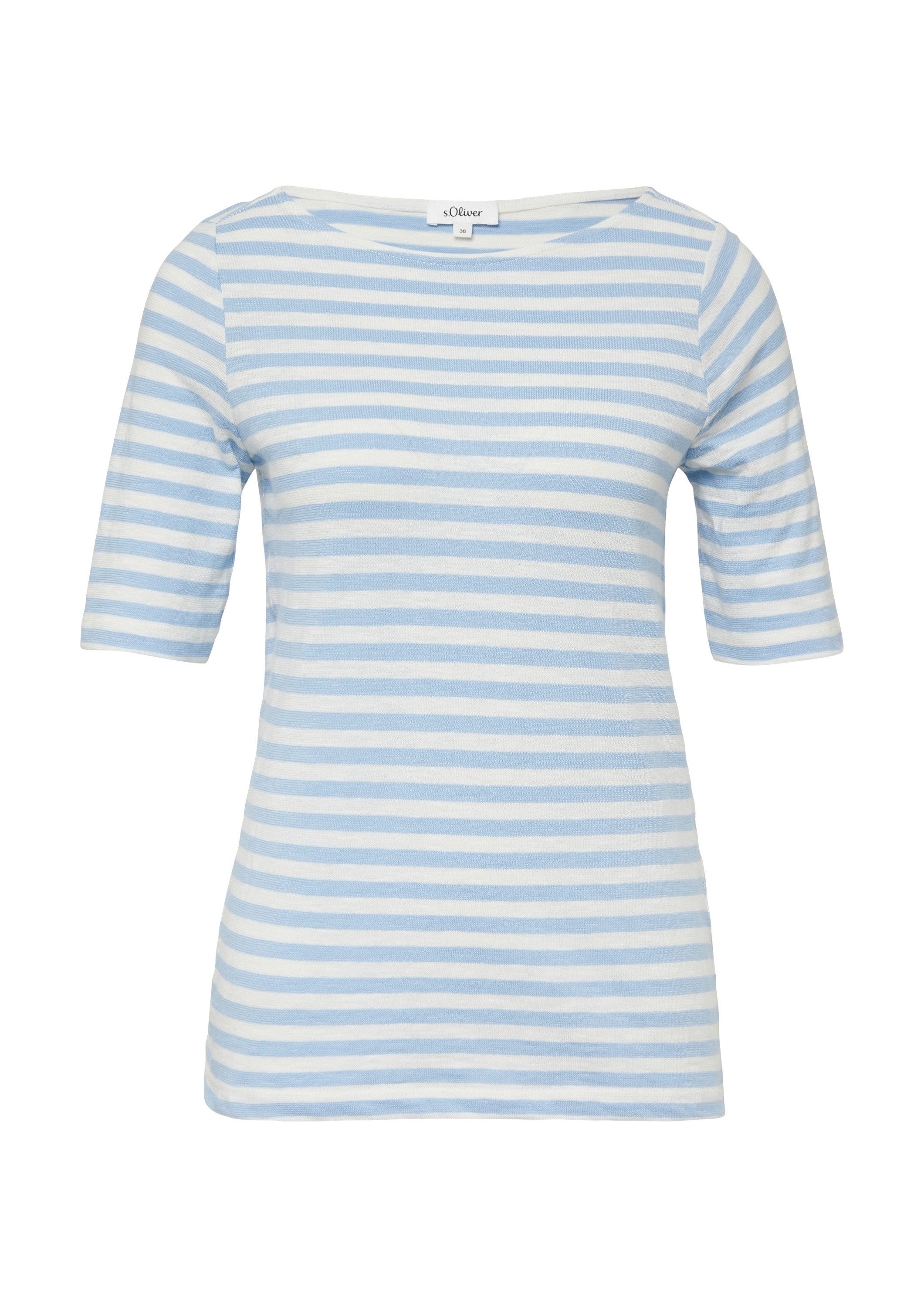 s.Oliver Kurzarmshirt T-Shirt (1-tlg) günstig online kaufen
