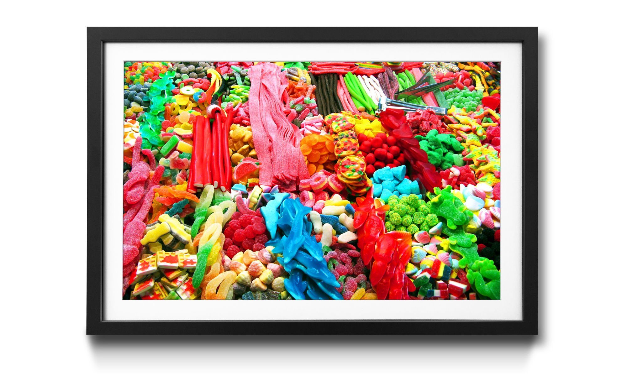 WandbilderXXL Bild mit Rahmen Sweets, Süssigkeiten, Wandbild, in 4 Größen erhältlich