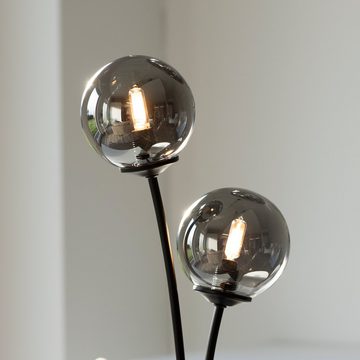 Paul Neuhaus LED Nachttischlampe WIDOW, LED wechselbar, Warmweiß, Schalter, Schnurschalter