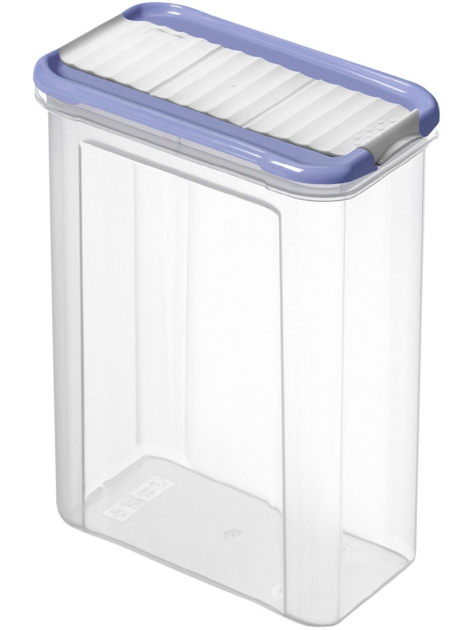 ROTHO Vorratsdose Rotho Vorratsdose Domino, 1,5 l horizon blau, Kunststoff