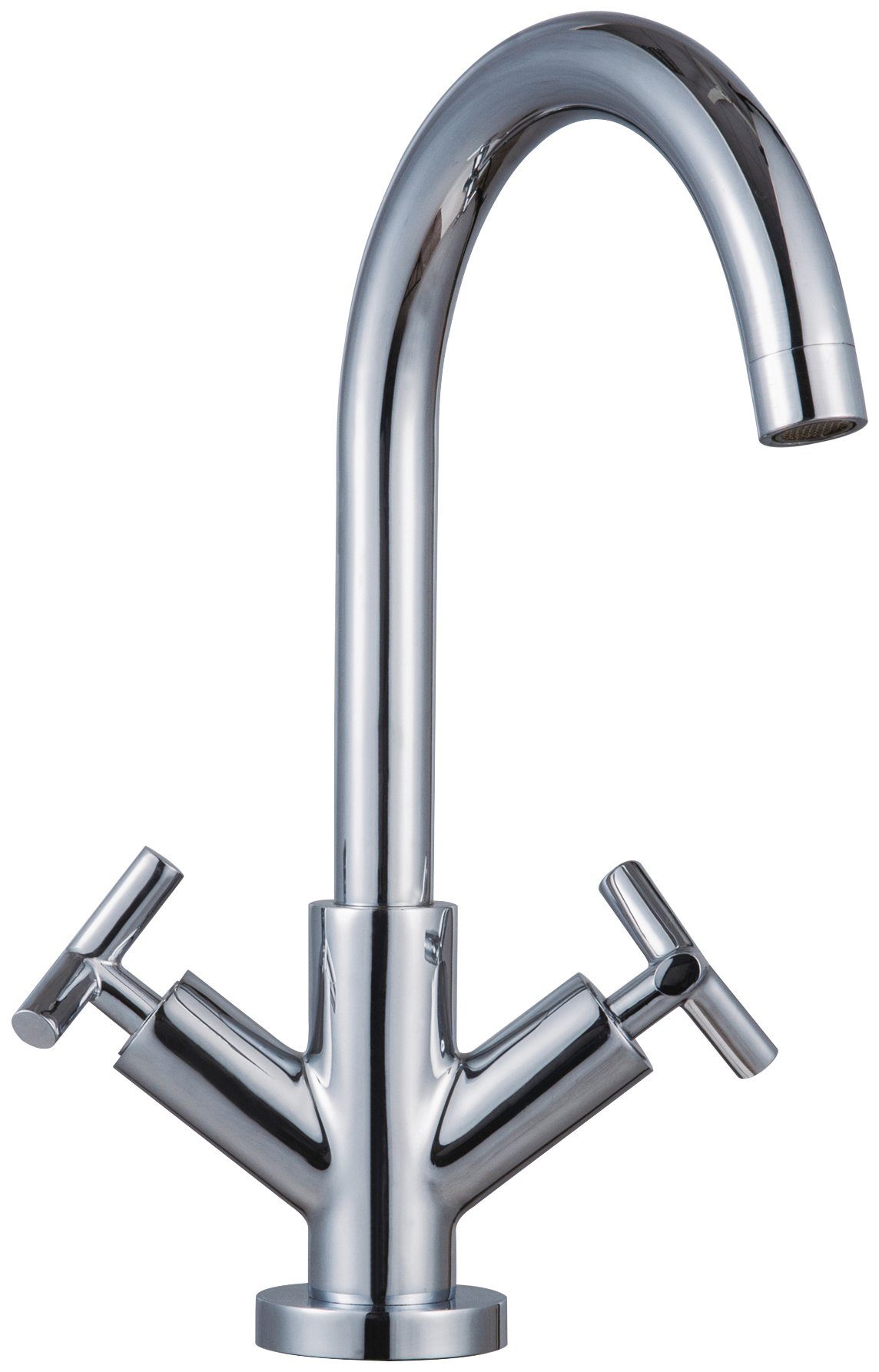 Schütte Waschtischarmatur Eliot mit Zugstange, mit Ablaufgarnitur, Mischbatterie, Chrom. Reduzierter Preis € 93,99. Unverbindliche Preisempfehlung € 119,99