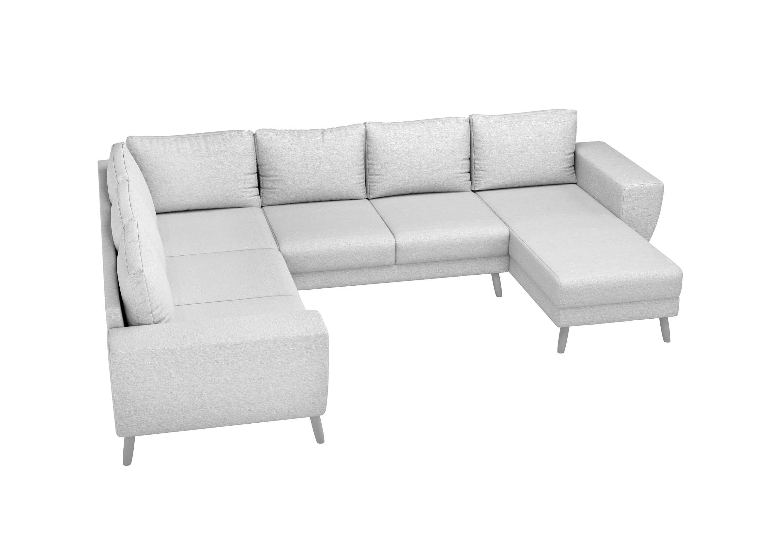 Sofa, mit rechts stellbar, Wohnlandschaft Raum Design, Modern Stylefy frei U-Form, bestellbar, Wellenfederung mane Apollo, oder links im