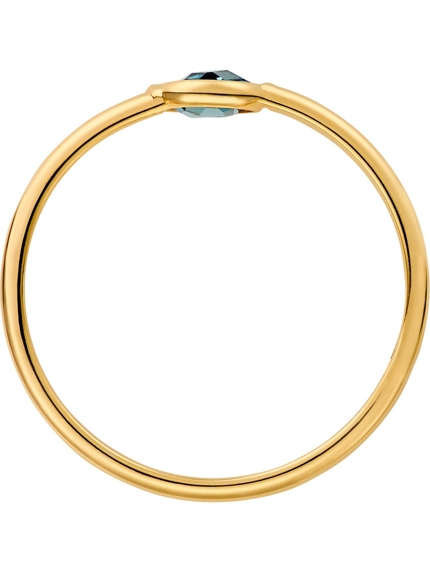 CHRIST Goldring CHRIST Damen-Damenring 375er Gelbgold 1 Topas günstig online kaufen