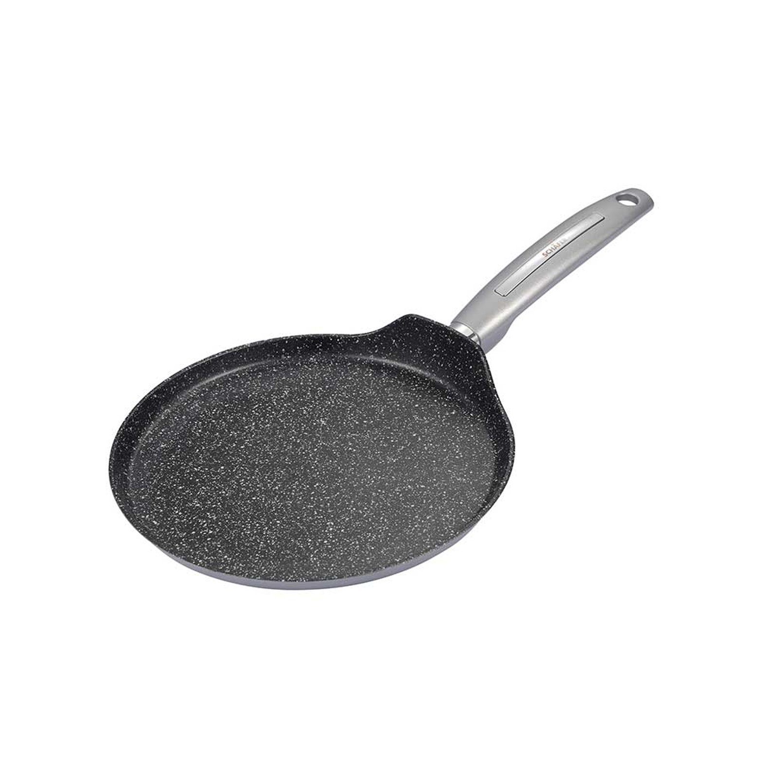 Neuetischkultur Crêpepfanne Aluminium cm (1-tlg), 24 Induktion Ø Metallic Crêpespfanne Silver, Pfannkuchenpfanne