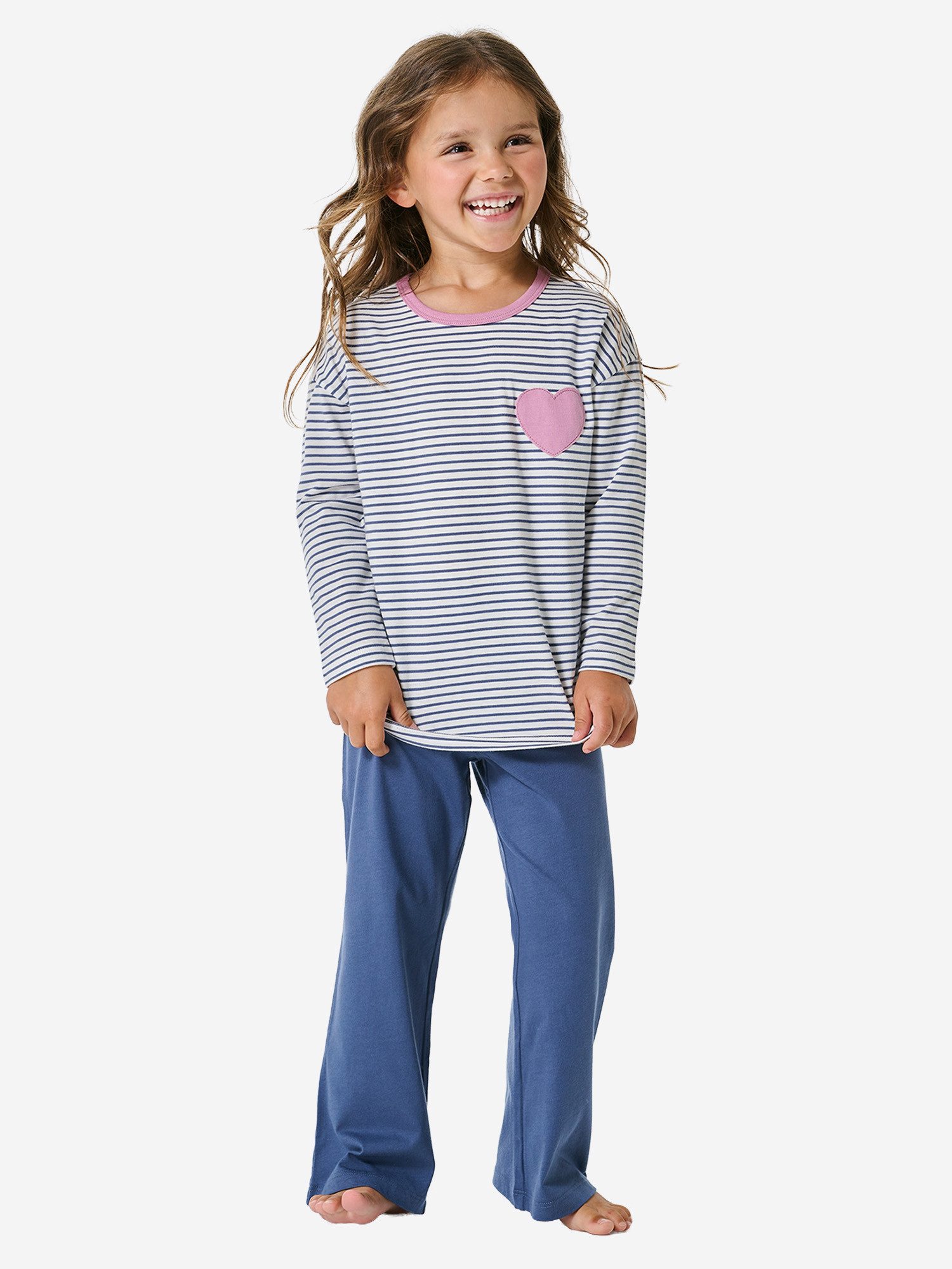 Schiesser Pyjama Nightwear 1 (2 tlg) schlafanzug schlafmode bequem