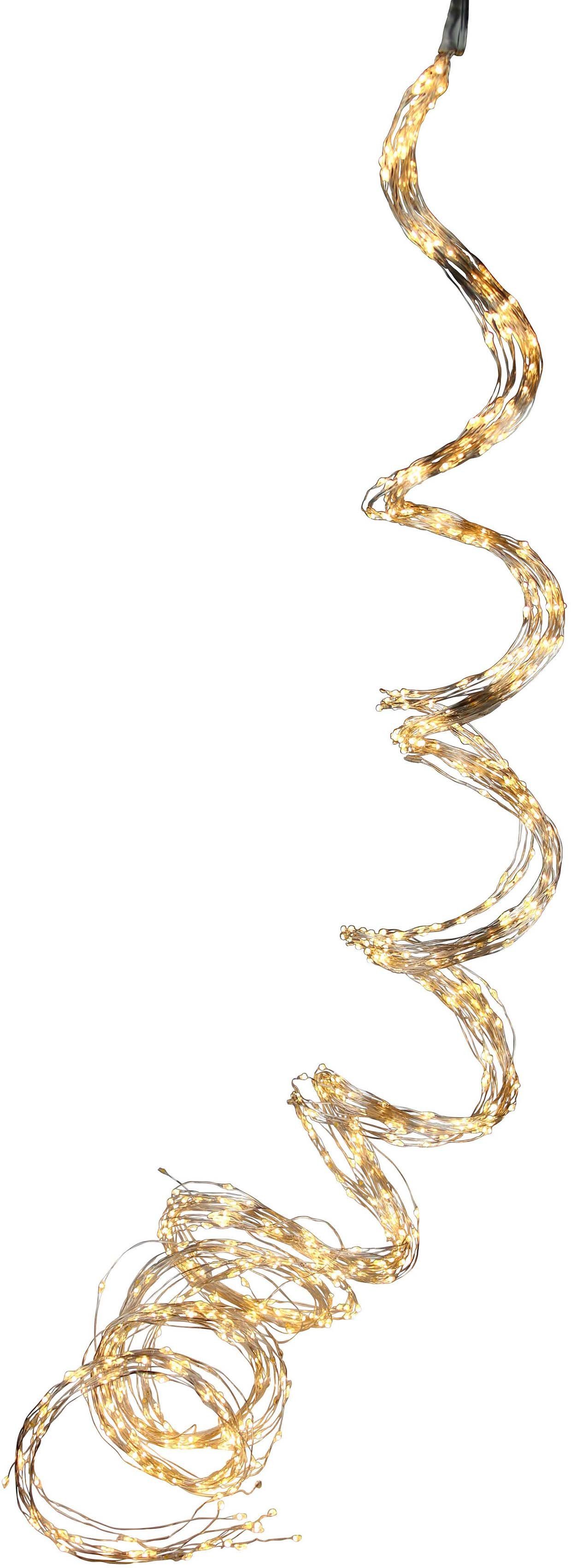 AM Design LED-Lichterkette Weihnachtsdeko aussen, 700-flammig, 5m Anlaufkab günstig online kaufen