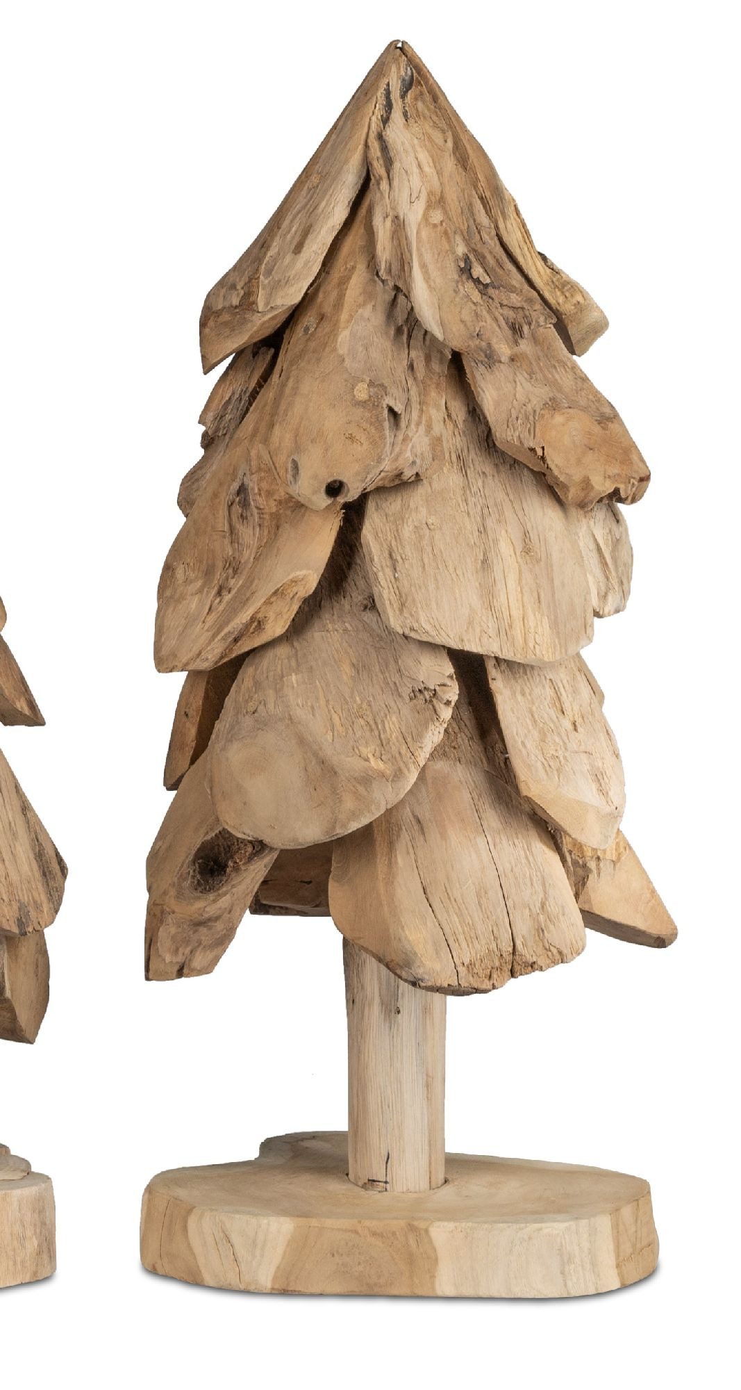 formano Skulptur Teak, Höhe: 60cm, Farbe: Natur, Motiv: Baum