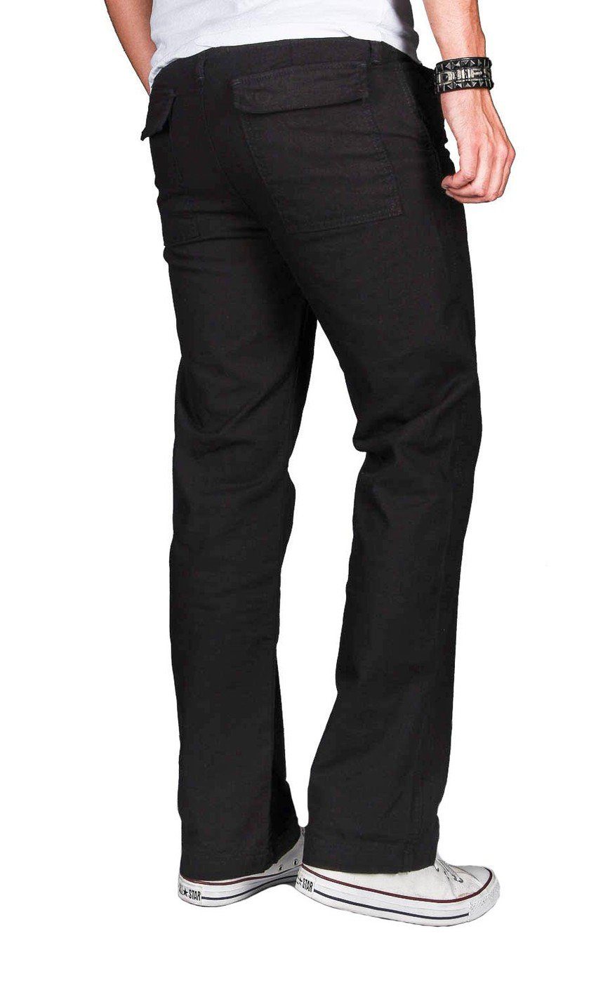 Alessandro Salvarini Leinenhose Herren – leichte Sommerhose Baumwolle Luftige Hose mit Kordelzug und bequemem Schnitt
