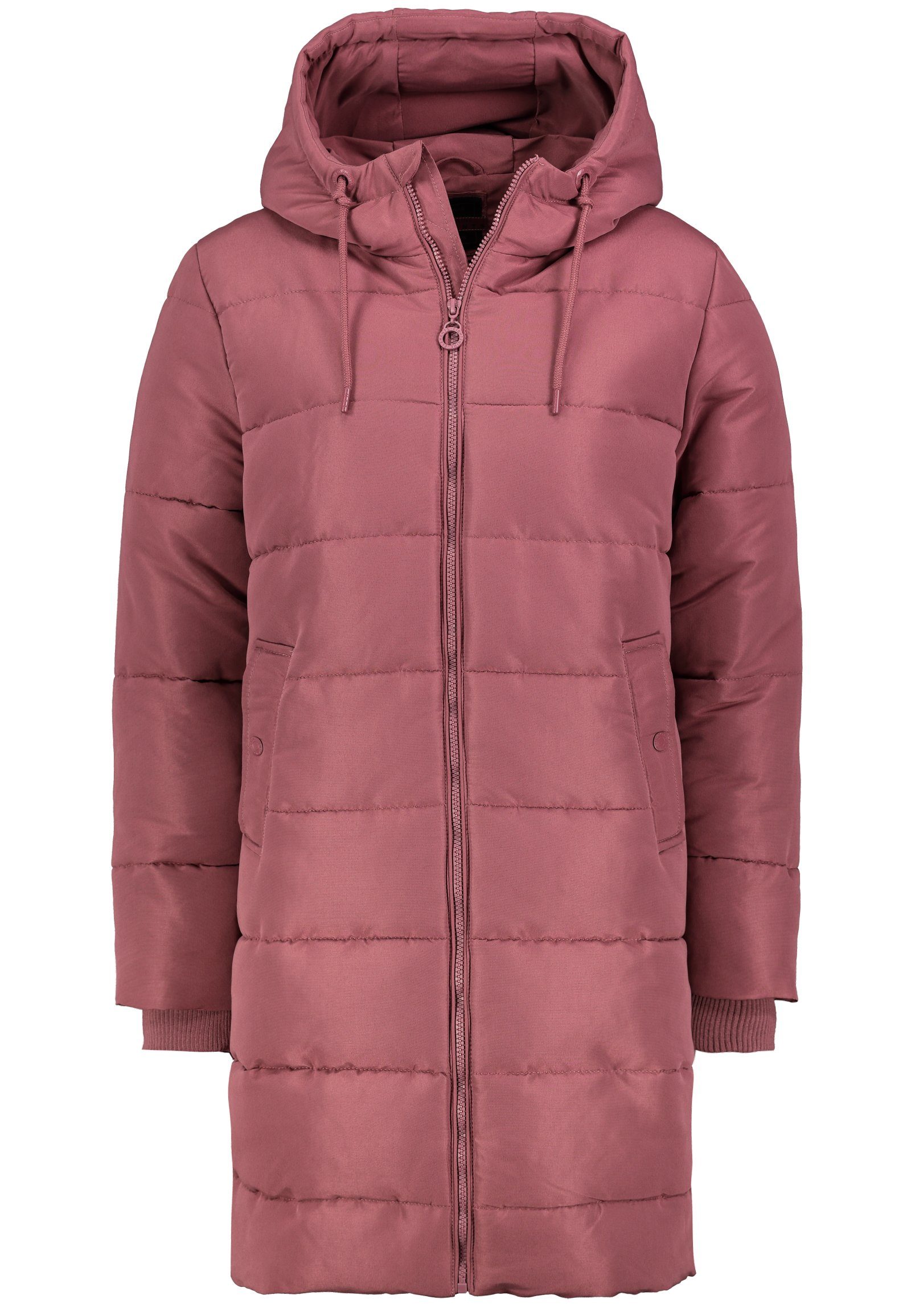 Parka Rosa Eight2Nine Jacke Outdoor Lange Steppjacke Steppmantel Wintermantel Winter Steppjacke